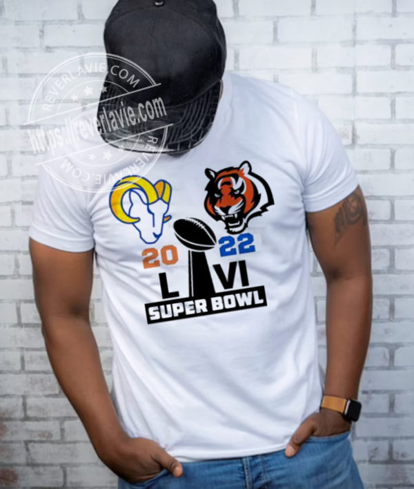 Rams Vs Bengals Football NFL 2022 Super Bowl T-Shirt