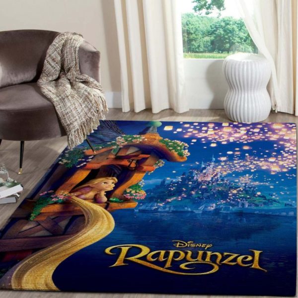 Rapunzel Disney Area Rug For Living Room