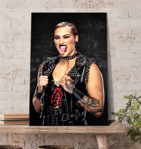 Rhea Ripley WWE What Do You Truly Desire New Design Poster Canvas