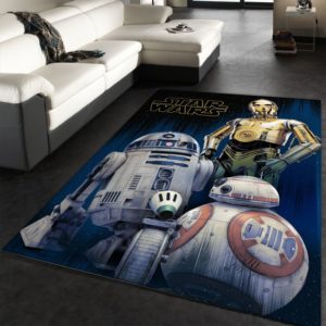 Robots Star Wars Arts Area Rug Carpet