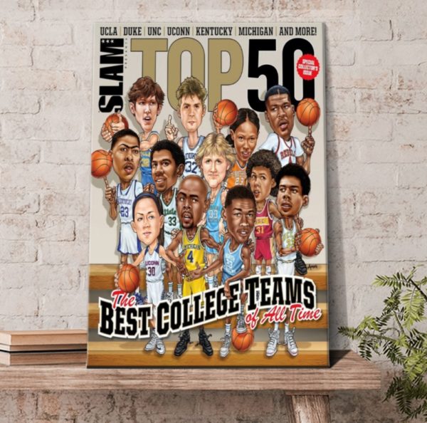 SLAM Top 50 The Best College Teams of All Time Poster Canvas