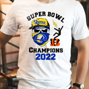 Skull Super Bowl Los Angeles Rams vs Cincinnati Bengals Champions 2022 Classic T-Shirt