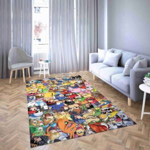 Smash Bros Marvel Vs Cap Area Rug Carpet