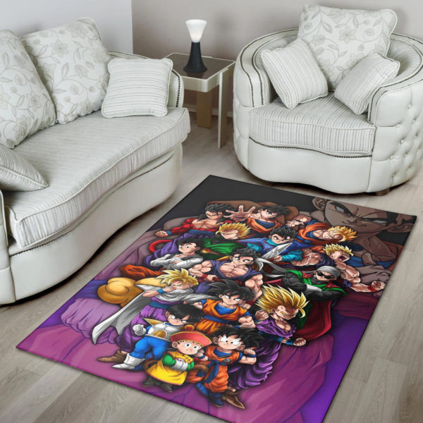 Son Gohans Journey Dragon Ball Carpet Living Room Rug