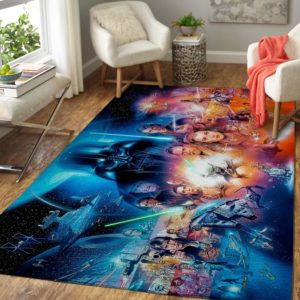 All Star Wars Characters Area Rug Carpet