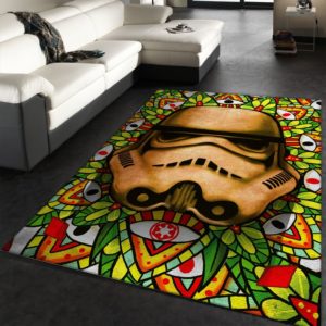 Stained Star Wars Area Rug Carpet