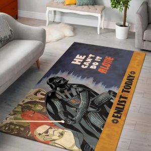 Star Wars Darth Vader Lonely Area Rug Carpet