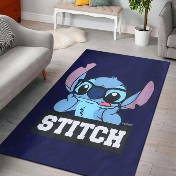 Stitch Disney Movies Area Rugs Carpet
