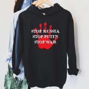 Stop Russia Stop Putin Stop War Unisex T-shirt