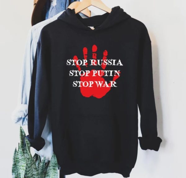 Stop Russia Stop Putin Stop War Unisex T-shirt