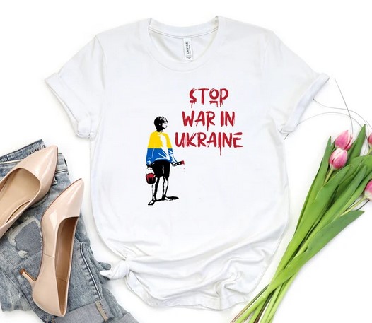 Stop War In Ukraine Unisex T-shirt Stop War In Ukraine Unisex T-shirt