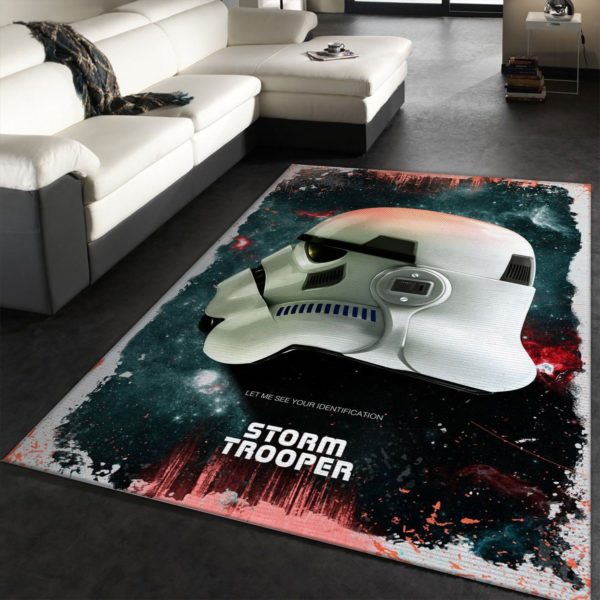 Storm Trooper Star Wars Helmets Arts Area Rug Carpet