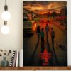 Stranger Things 4 Creel House Tick-tock Poster Canvas