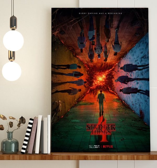 Stranger Things 4 Every Ending Has A Beginning Poster Canvas