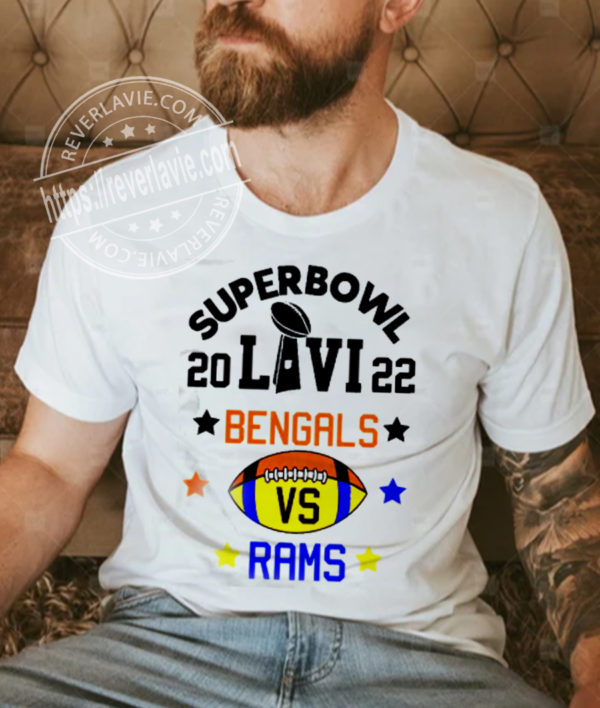 Super Bowl 2022 LVI Cincinnati Bengals vs Los Angeles Rams T-Shirt
