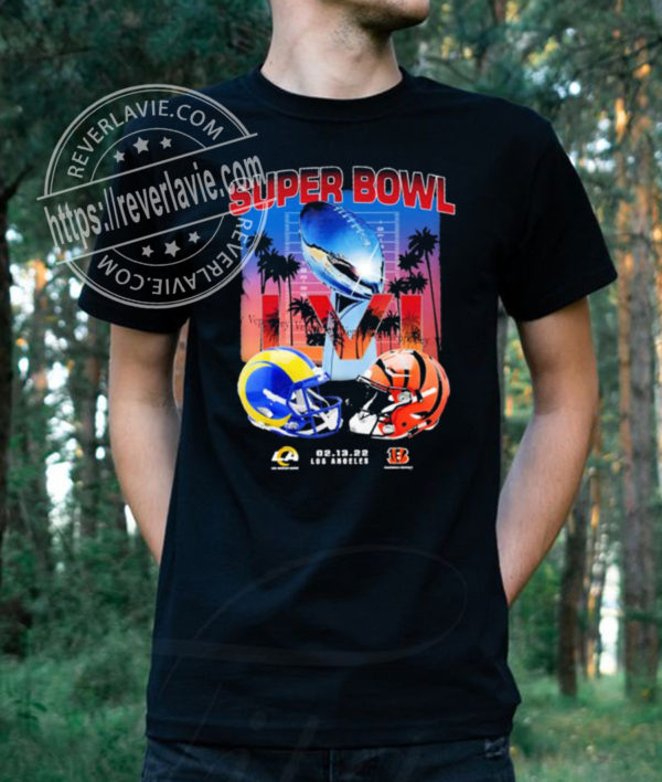 Super Bowl 2022 Rams Vs Bengals New Design T-Shirt