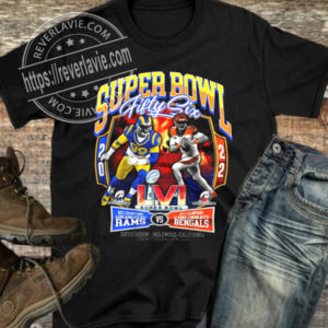 Super Bowl Fifty Six NFC Champions Rams vs AFC Champions Bengals T-Shirt
