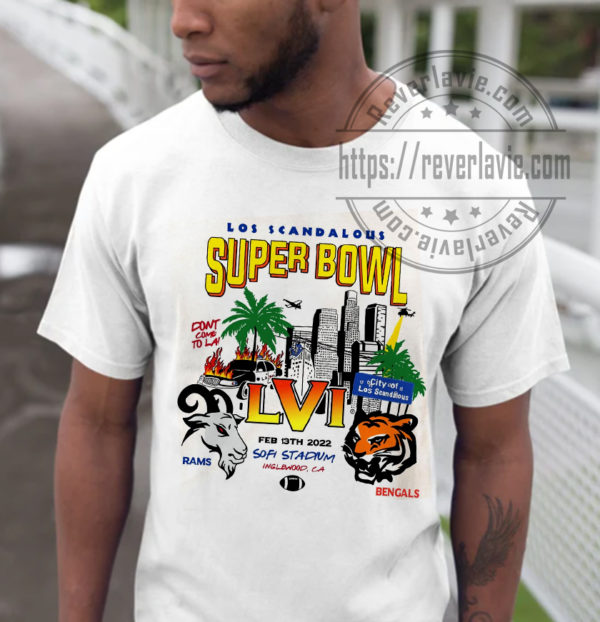 Super Bowl LVI 2022 Bengals Vs Rams NFL SoFi Stadium T-Shirt