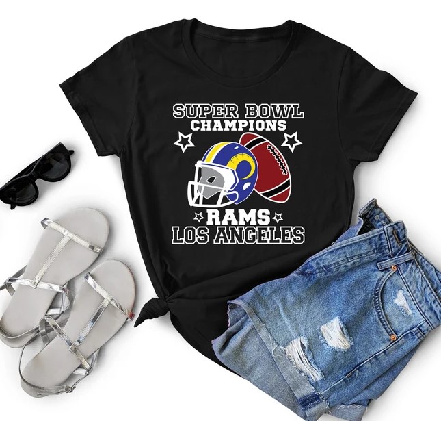 Super Bowl LVI 2022 Los Angeles Rams T-Shirt Super Bowl LVI 2022 Los Angeles Rams T-Shirt