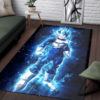 The Power Son Goku And Cadic Vegeta Dragon Ball Z Area Rug Home Decor