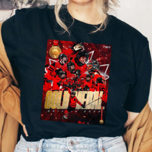 Team Canada capture the Gold Medal Olympic Winter Games T-Shirt