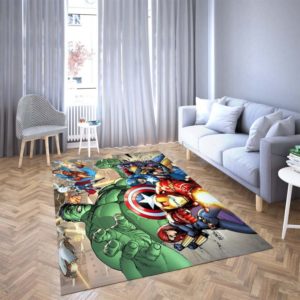 The Arvengers Hulk Of Marvel Beautiful Area Rug Carpet