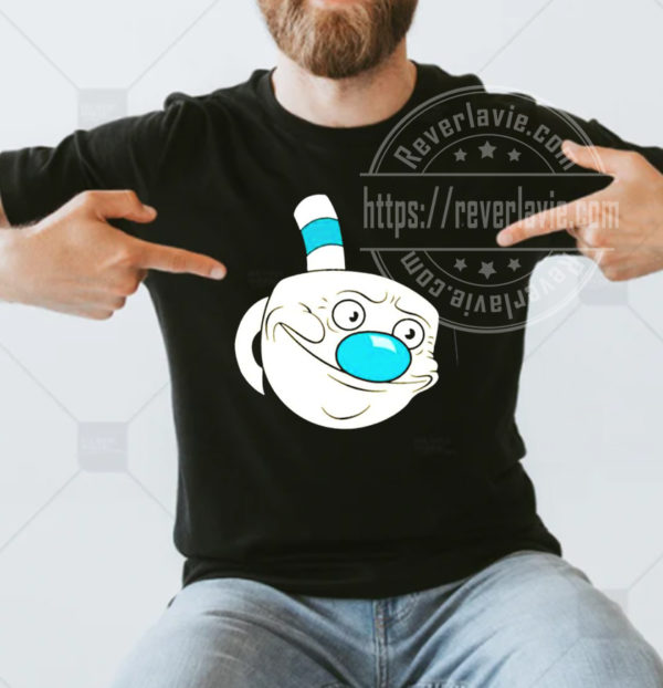 The Cuphead Show Super Comfy Mugman Character Unisex T Shirt