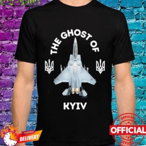 The Ghost Of Kyiv Flying Hero Ukraine Flag Unisex T-shirt