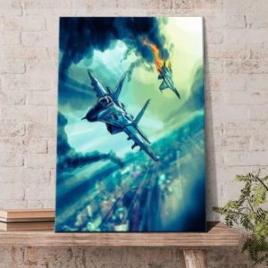 The Ghost Of Kyiv Ukraine Poster Canvas