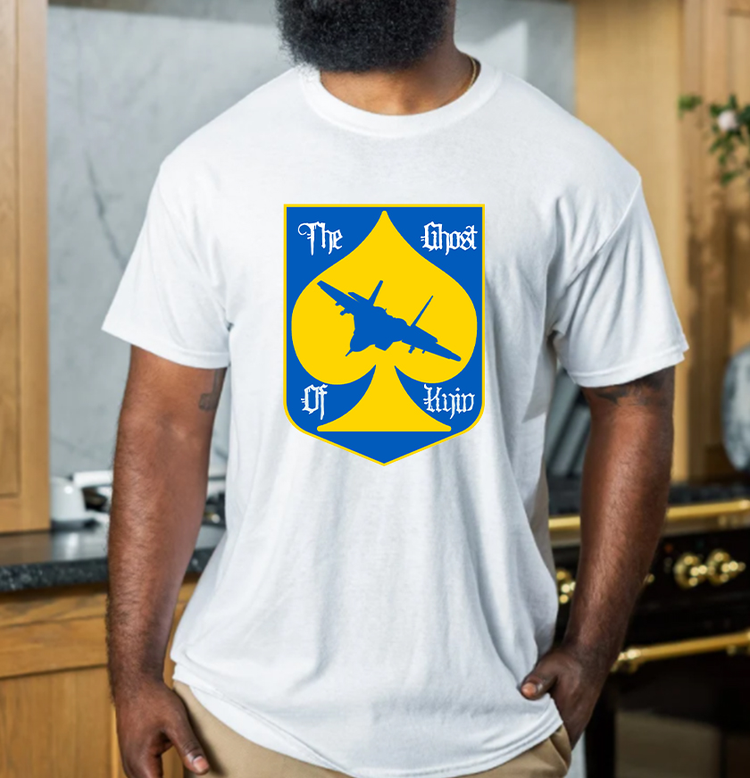 The Ghost of Kyiv Godspeed Ukraine T-Shirt The Ghost of Kyiv Godspeed Ukraine T-Shirt