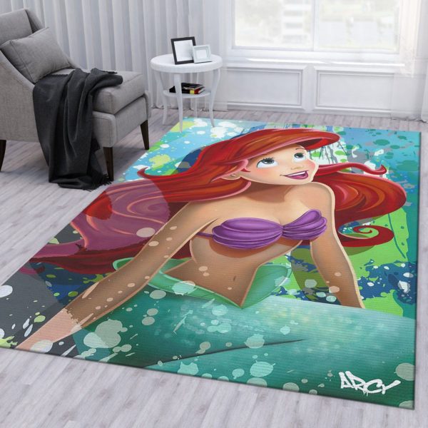 The Little Mermaid Ariel Disney Area Rug Carpet