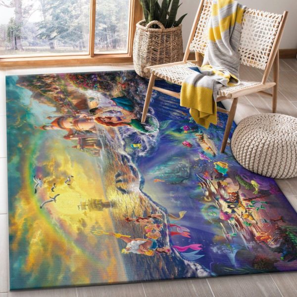 The Little Mermaid Disney Area Rug Carpet