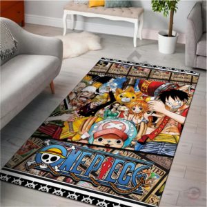 The Pirate Crew Character One Piece Rug For Bedroom