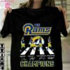 The Rams Champions Super Bowl 2022 Signature T-Shirt