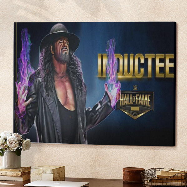 The Undertaker Inductee WWE Hall of Fame 2022 Poster Canvas