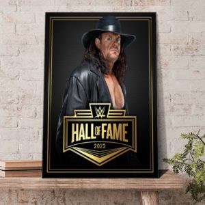 The Undertaker WWE Hall of Fame 2022 Poster Canvas