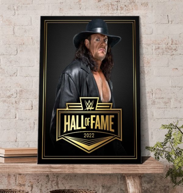 The Undertaker WWE Hall of Fame 2022 Poster Canvas