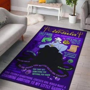 Ursulla The Little Mermaid Disney Area Rug Carpet