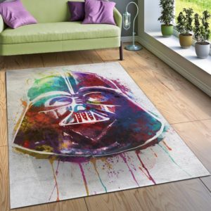 Vader Splashed Star Wars Area Rug Carpet