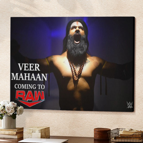 Veer Mahaan Coming To WWE Raw Poster Canvas