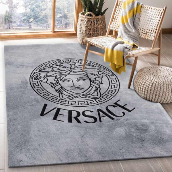 Versace Logo Area Rug Carpet