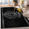 Versace Logo Silver Area Rug