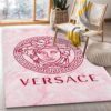Versace Red And Pink Area Rug Carpet