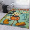 Welcome Mickey Aloha Disney Area Rug Carpet
