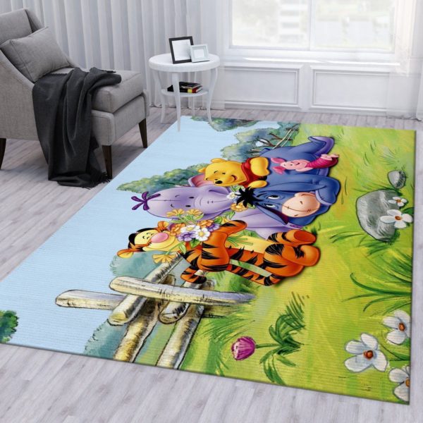 Winnie The Pooh Disney  Area Rug Carpet  For Bedroom Home Decor