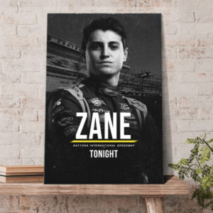 Zane Smith Daytona International Speedway Tonight Poster Canvas