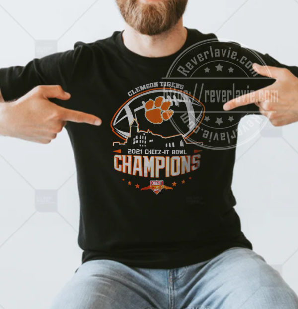 2021 2022 Clemson Tigers Champions Cheez It Bowl Vintage T-shirt