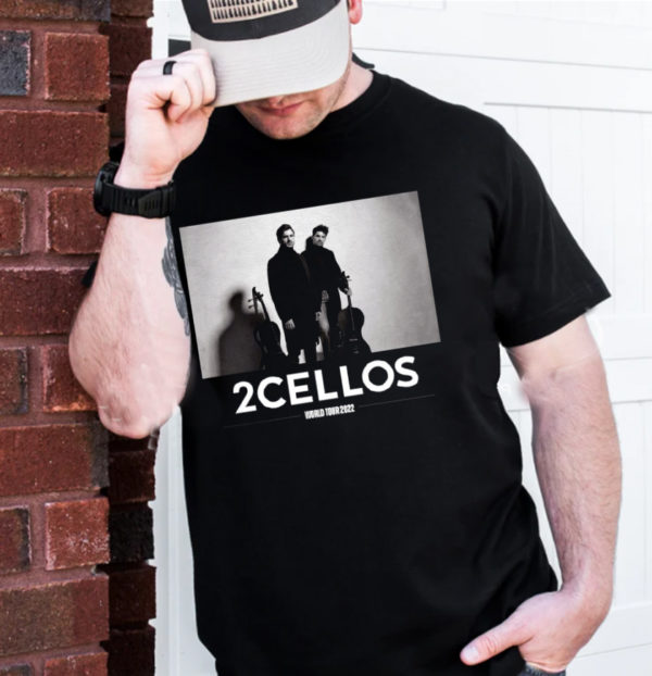 2CELLOS Dedicated US Tour 2022 Double Sided Unisex T-Shirt