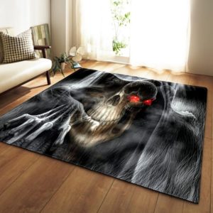 3D Printed Skull Area Rug Carpet