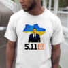5.11 Ukraine Tactical Ukrainian Flag Shield Unisex T-Shirt